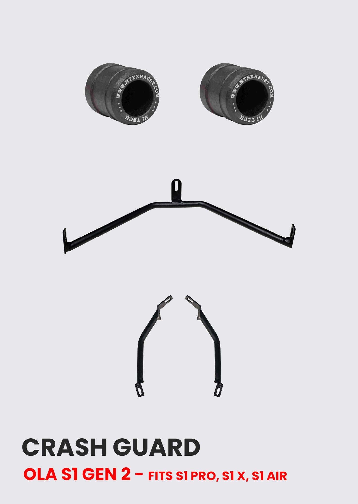 OLA S1 PRO & X CRASH GUARD FRONT AND BACK / EV 1002
