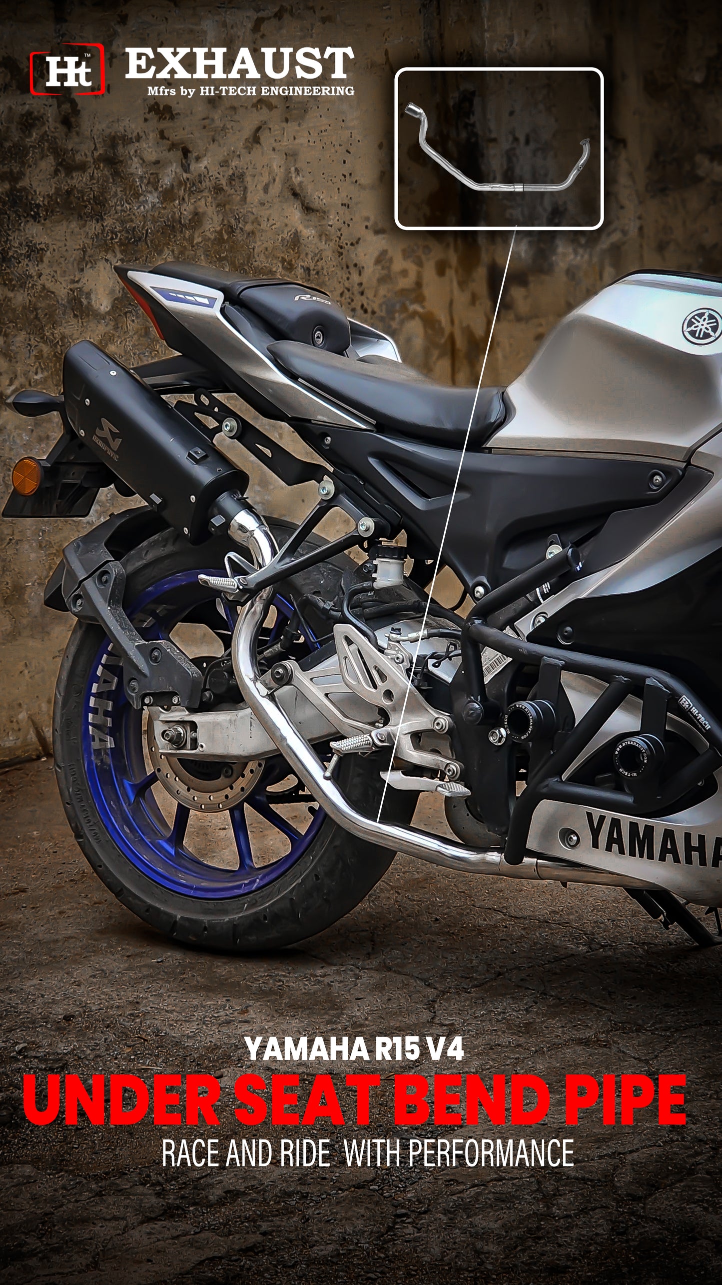 R15 V4/M UNDER SEAT BEND / SB 939