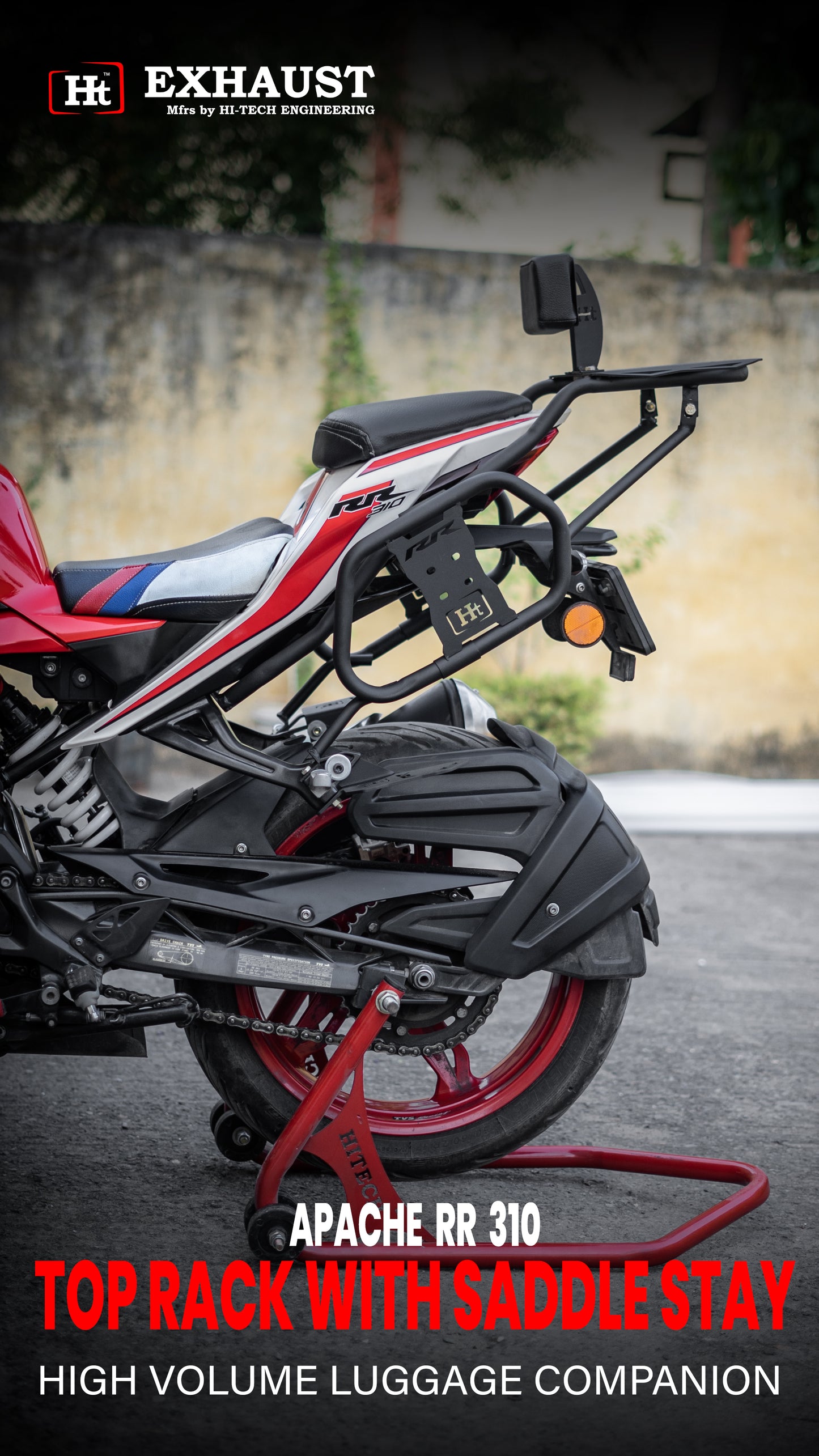 Apache RR310 TOPRACK + SADDLESTAY - SB 1004