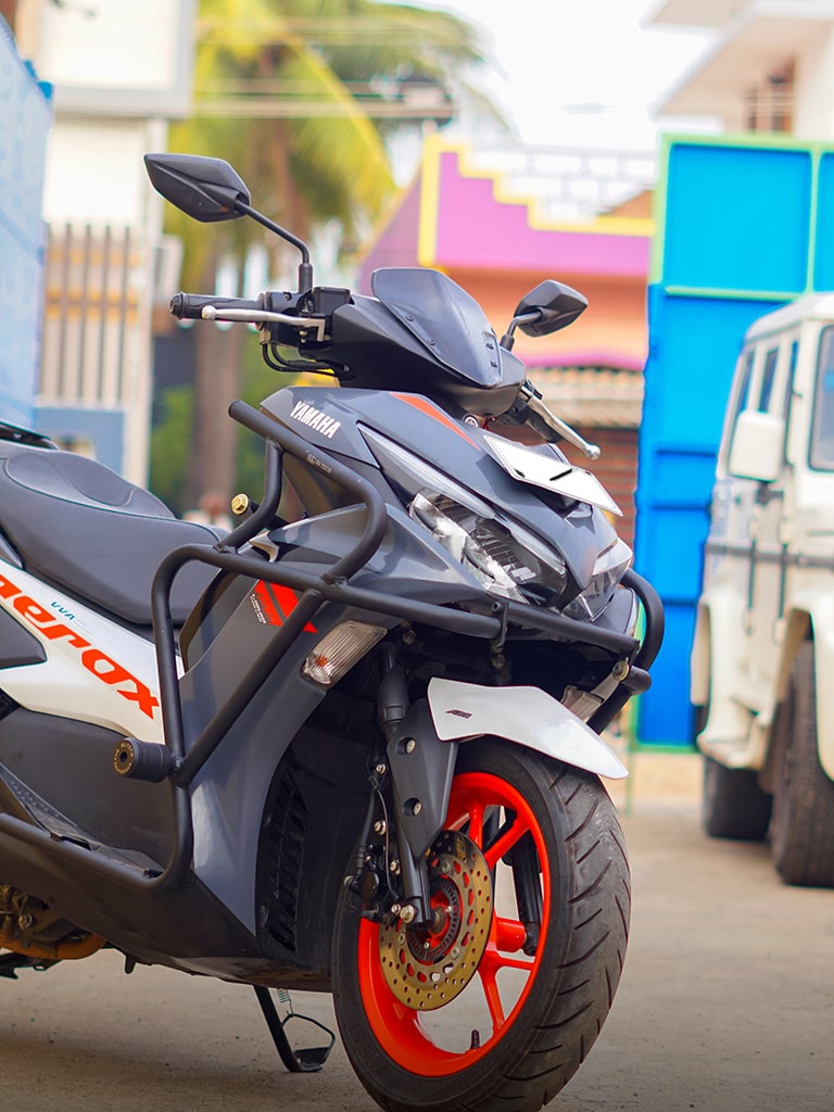 AEROX 155 Crash Guard with Metal Slider SB 712