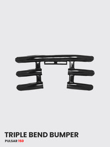 BAJAJ PULSAR 150 & 180 & Rx/Suzuki  TRIPLE BEND BUMPER - HT 003B