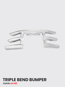 Triple Bend Bumper Chrome Bajaj pulsar 150 & 180 & Rx/Suzuki - HT 003C