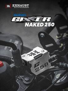 FRONT OIL TANK CAP FOR GIXXER BLACK / FTC 073-BLACK