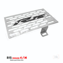 R15 V4 / M  RADIATOR GUARD GLITTERU SILVER COLOR - RD 908