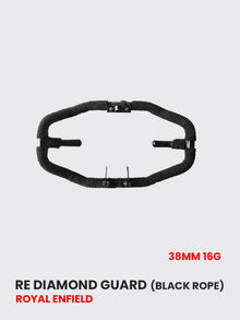 RE Diamond Guard 38mm 16g Black Rope - RE 002BR