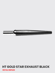 HT Gold Star Exhaust BLACK, - RE 093B