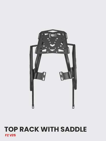 FZ 25 BS6 TOP RACK WITH SADDLE STAY, Suits all top boxes -SB 588